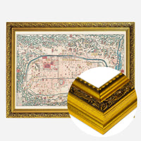 Map Of Kyoto 1863 By Takebara Kahei