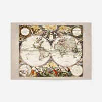 New World Map By Goos Pieter