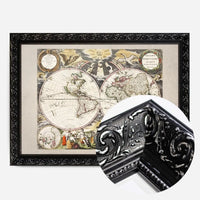 New World Map By Goos Pieter