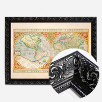 Illustrated Great World Map Of 1569 by C H Apperson