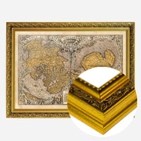 1531 Full-Sheet Woodcut Map Of The World by Oronce Fine