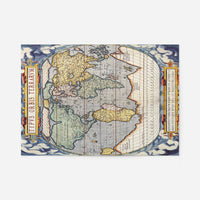 Antique Map Of The World Map Of The World by Abraham Ortelius