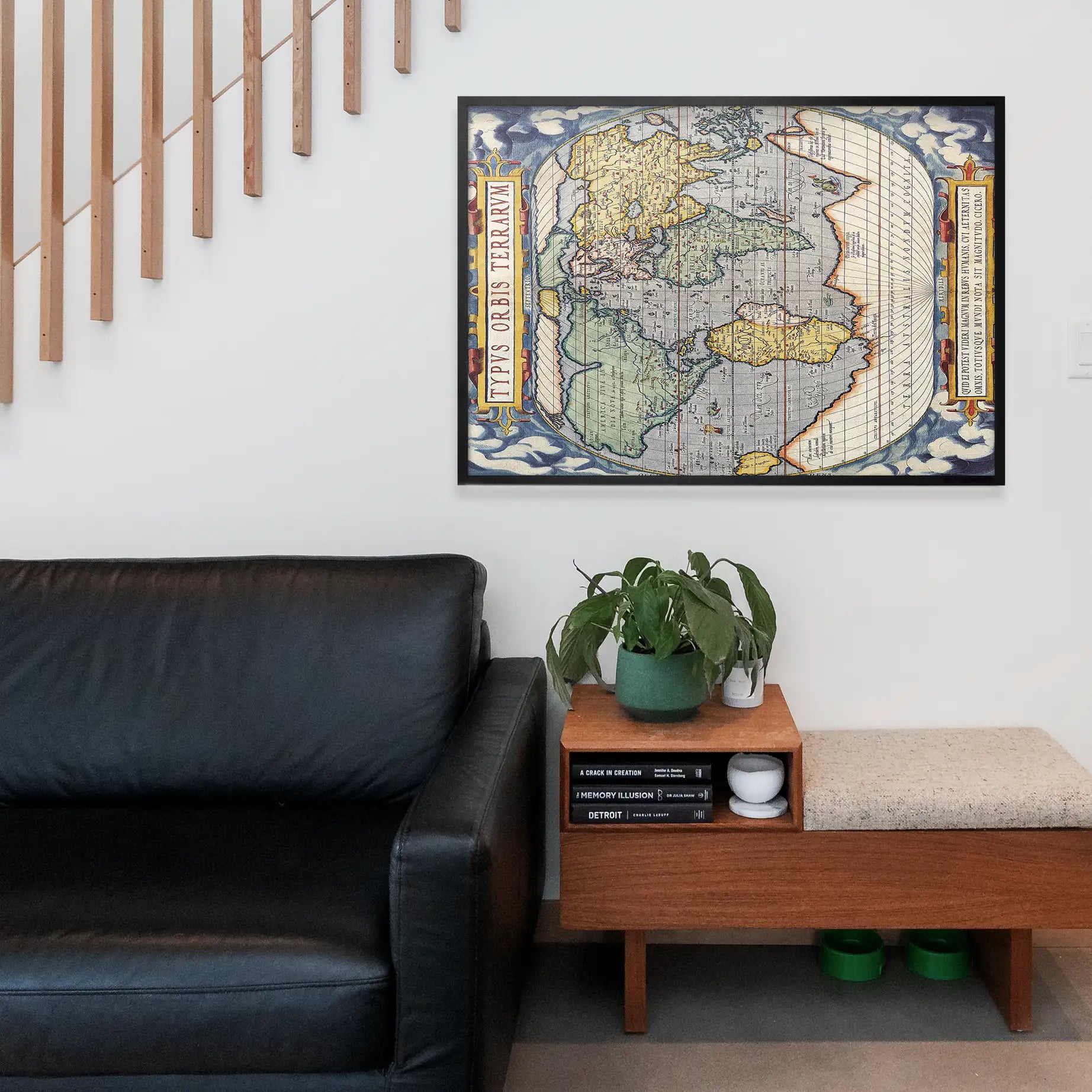 Antique Map Of The World Map Of The World by Abraham Ortelius