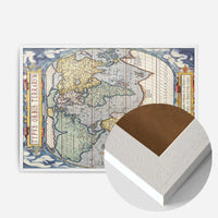 Antique Map Of The World Map Of The World by Abraham Ortelius