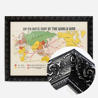 Up-To-Date Map Of The World War 1942 By Manila Shinbun-Sha