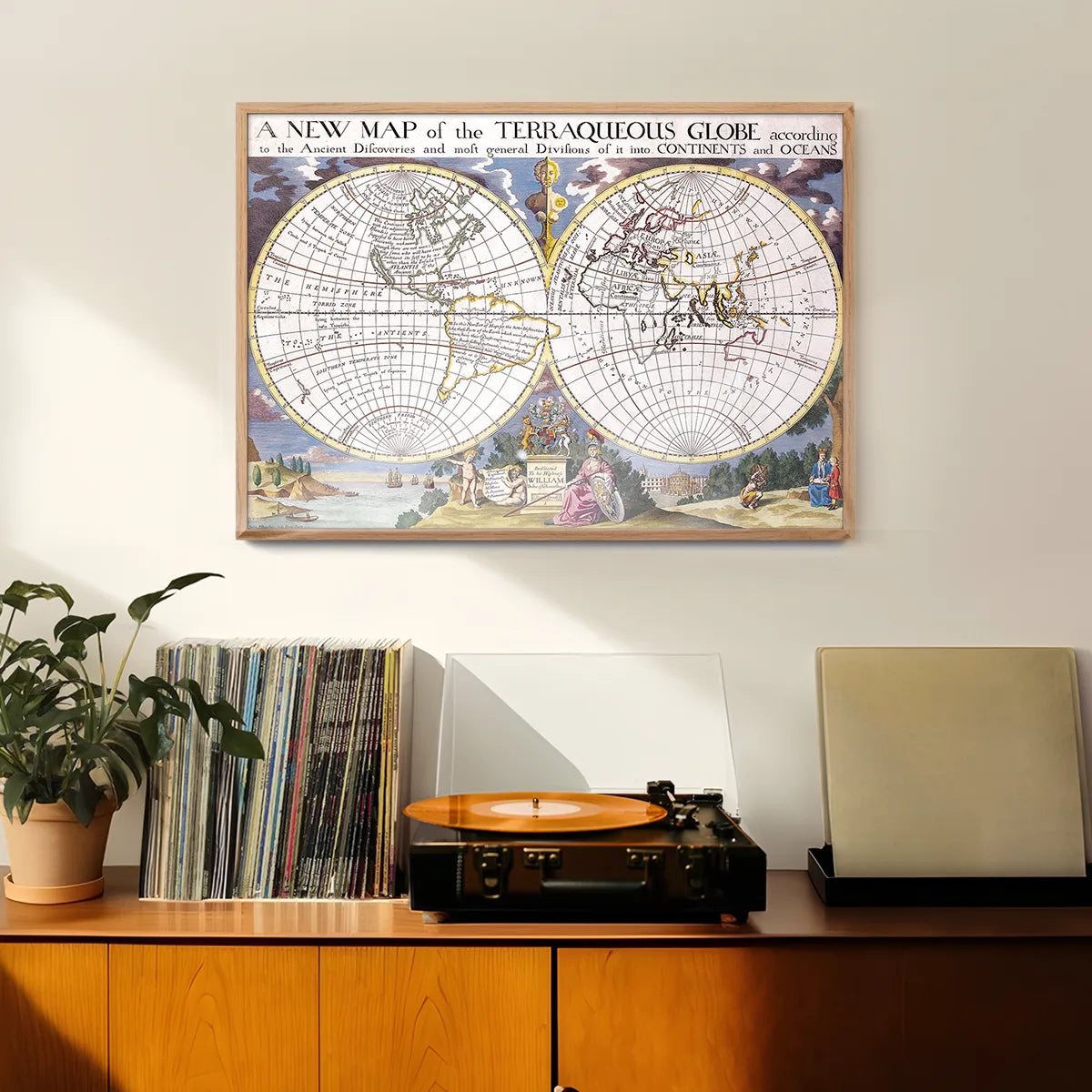 A New Map Of The Terraqueous Globe