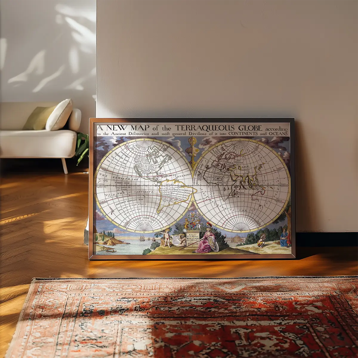A New Map Of The Terraqueous Globe