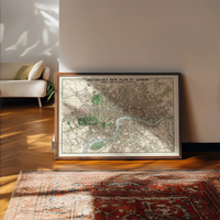 Whitbreads New Plan Of London 1853