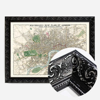 Whitbreads New Plan Of London 1853