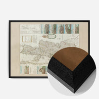 Vintage Scotland by Herman Moll Map Landscape Print