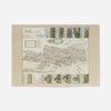 Vintage Scotland by Herman Moll Map Landscape Print