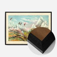 Nature in Ascending Regions Map Print by Levi Walter Yaggy
