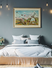 Nature in Ascending Regions Map Print by Levi Walter Yaggy