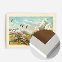 Nature in Ascending Regions Map Print by Levi Walter Yaggy