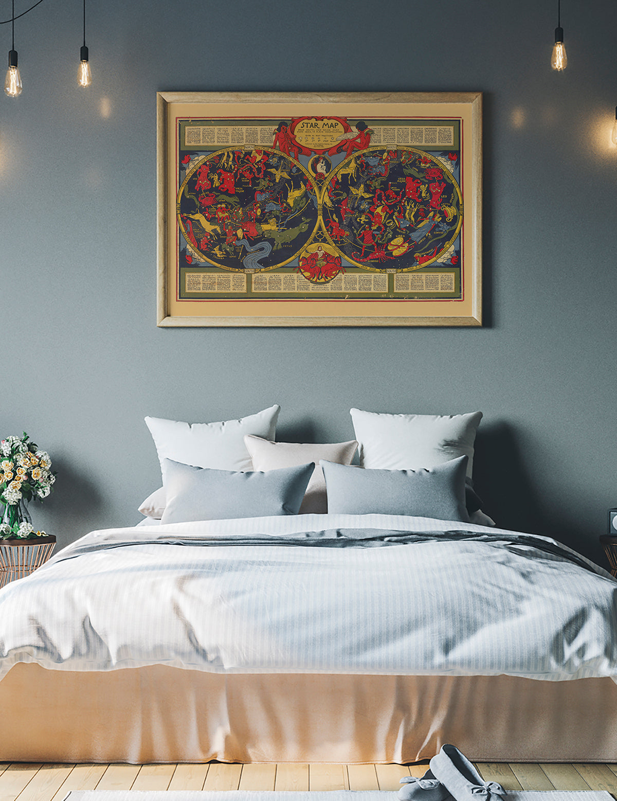 Starsign Map Print by Elizabeth Shurtleff