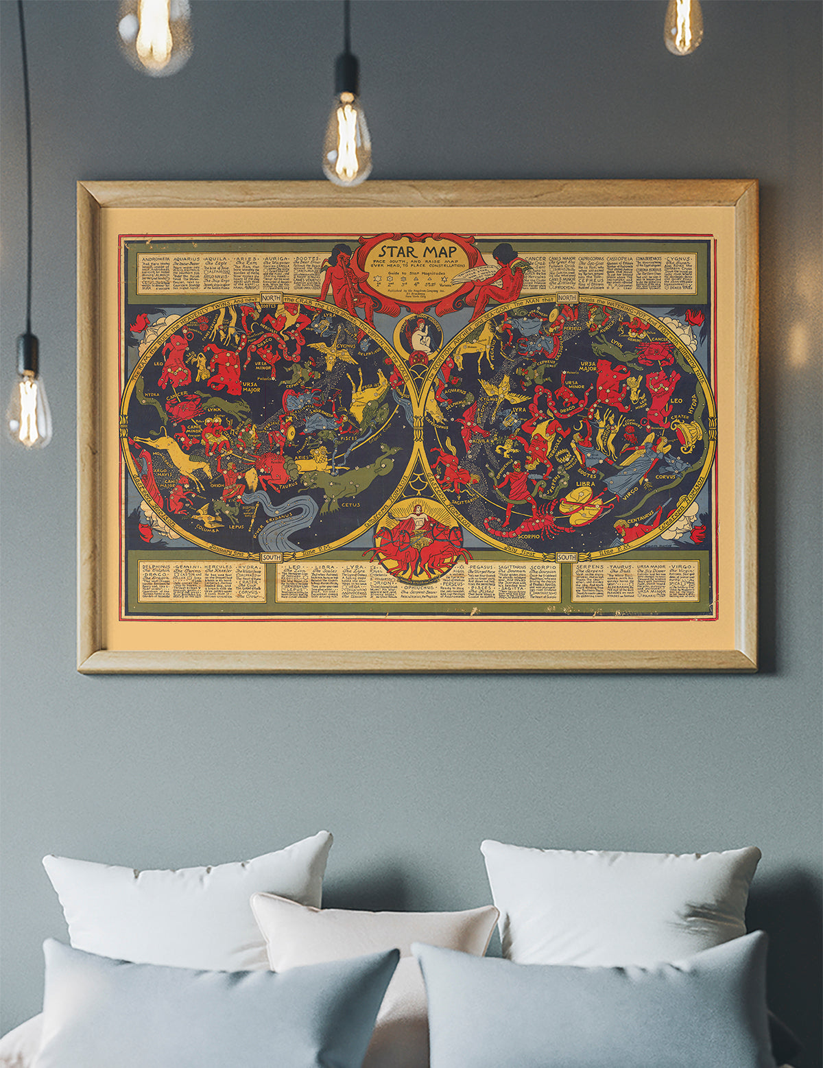 Starsign Map Print by Elizabeth Shurtleff