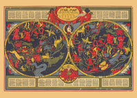 Starsign Map Print by Elizabeth Shurtleff