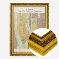 The Borough of Manhattan by the Evening Post Map Print