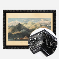 Mountains Of Scotland Landscape Illustrated Map Print