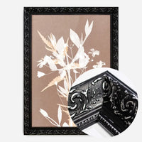 Abstract Flower Print in Pantone Mocha Mousse