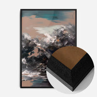 Abstract Painting 1 in Pantone Mocha Mousse