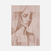 Abstract Female Figure 2 in Pantone Mocha Mousse