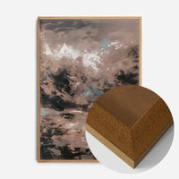 Abstract Painting 2 in Pantone Mocha Mousse