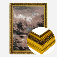 Abstract Painting 2 in Pantone Mocha Mousse