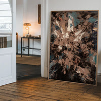 Abstract Painting 3 in Pantone Mocha Mousse