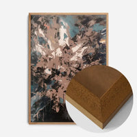 Abstract Painting 3 in Pantone Mocha Mousse