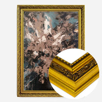 Abstract Painting 3 in Pantone Mocha Mousse