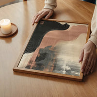 Abstract Shapes in Pantone Mocha Mousse