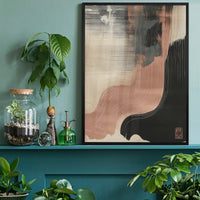 Abstract Shapes in Pantone Mocha Mousse