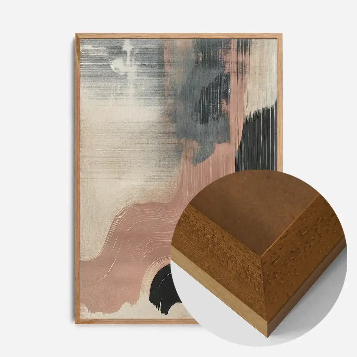 Abstract Shapes in Pantone Mocha Mousse