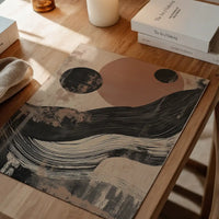 Abstract Shapes 2 in Pantone Mocha Mousse