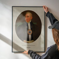 George Stephenson in a Newcastle Shirt Print