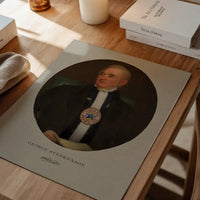 George Stephenson in a Newcastle Shirt Print