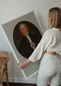 George Stephenson in a Newcastle Shirt Print