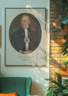 George Stephenson in a Newcastle Shirt Print