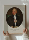 George Stephenson in a Newcastle Shirt Print