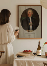 George Stephenson in a Newcastle Shirt Print