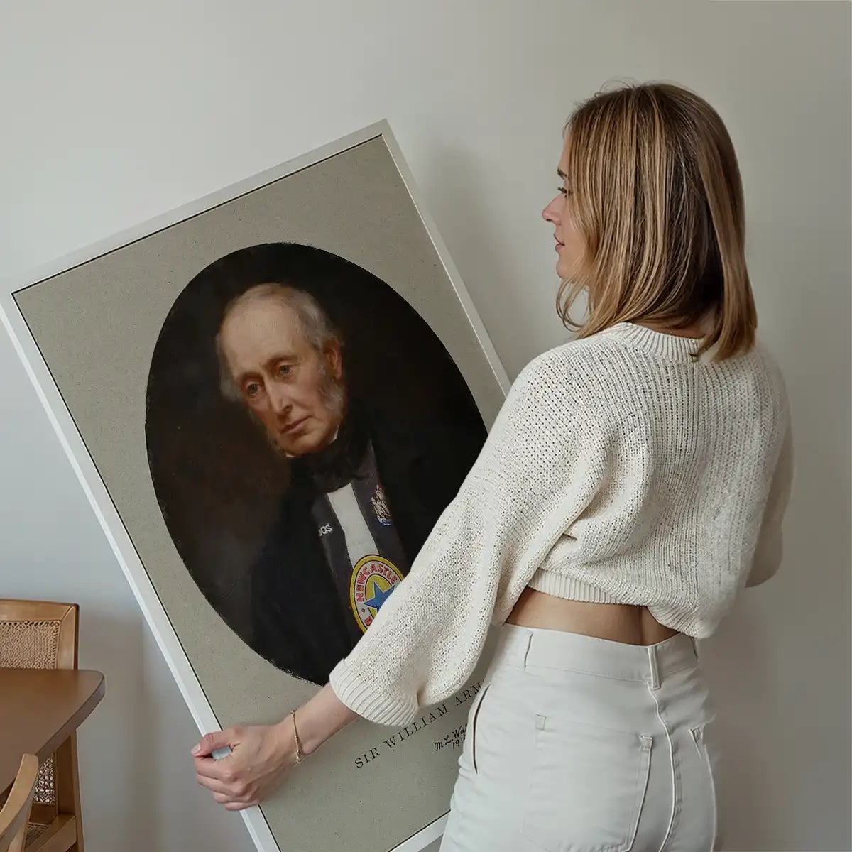 William Armstrong in a Newcastle Shirt Print