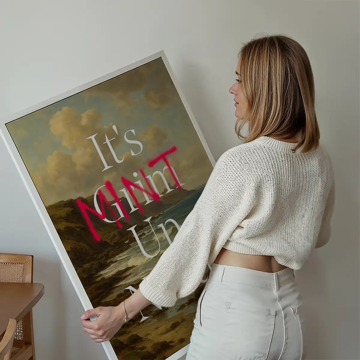 It's Mint Up North Typography Poster