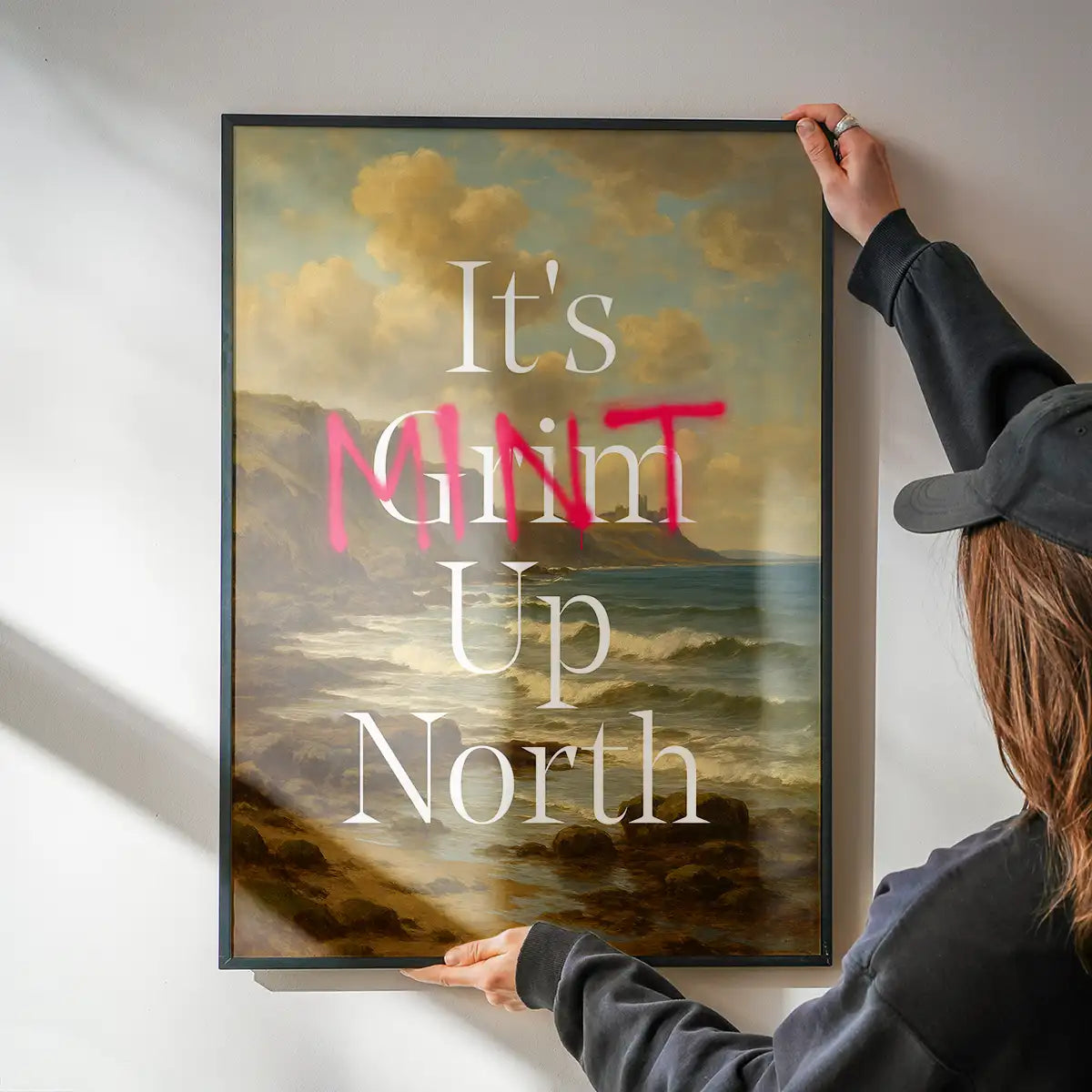 It's Mint Up North Typography Poster