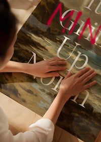 It's Mint Up North Typography Poster