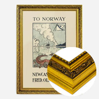 Vintage Ferry Poster – Newcastle to Oslo Print
