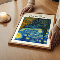 Van-Gogh's Painting of Newcastle Quayside Print
