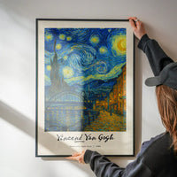 Van-Gogh's Painting of Newcastle Quayside Print