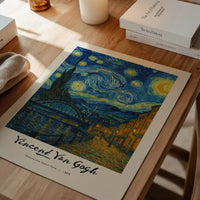 Van-Gogh's Painting of Newcastle Quayside Print