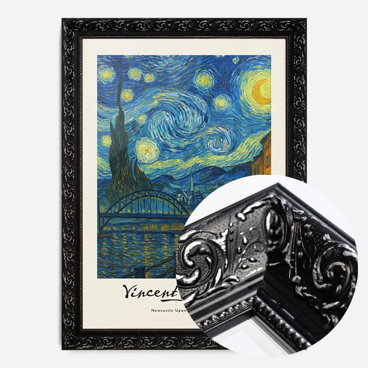 Van-Gogh's Painting of Newcastle Quayside Print